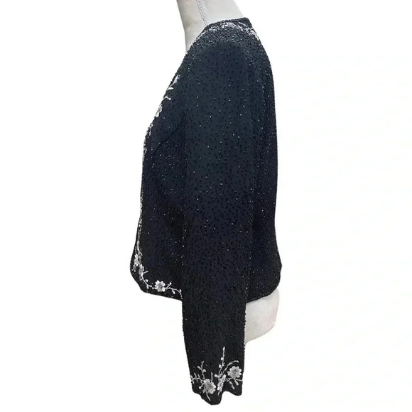 Montage Collection by Mon Cheri Beaded Floral Evening Jacket (SP) - Picture 6 of 13
